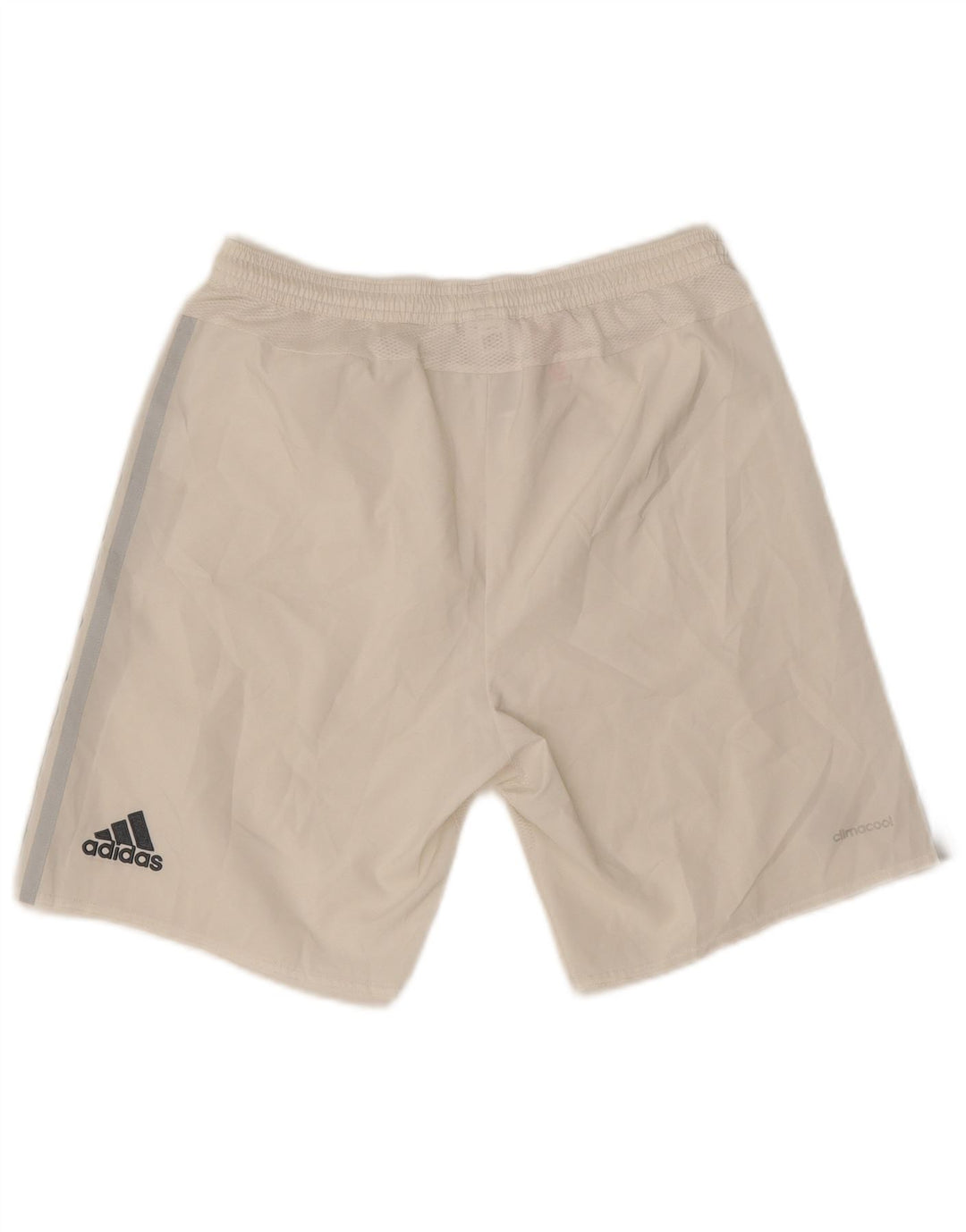 Shorts esportivos Adidas Boys Climacool 13-14 anos branco poliéster