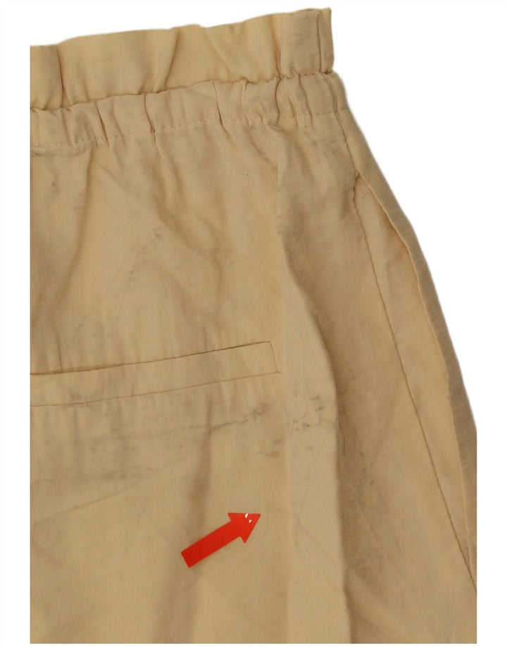 Calça quente feminina Zara Reino Unido 4 XS W24 Bege Modal