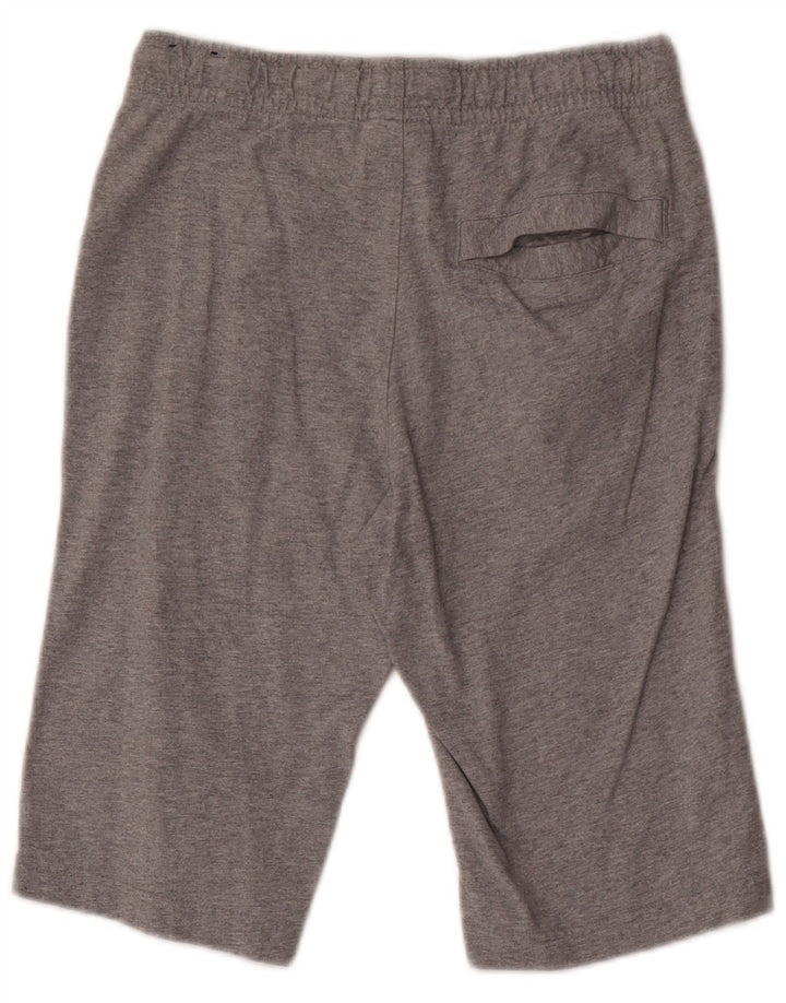Nike Mens Sport Shorts Pequeno Algodão Cinza