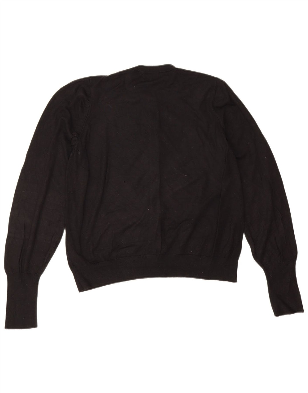 Suéter cardigã feminino Marks & Spencer Reino Unido 16 grande viscose preta