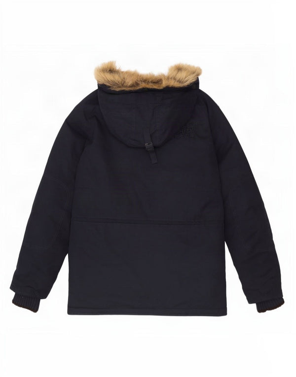 Superdry Mens The windparka Hooded Parka Jacket UK 36 Pequeno Azul Marinho