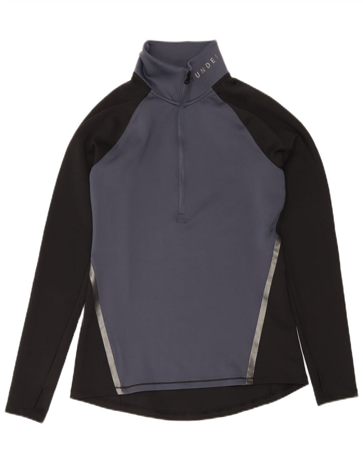 Under Armour feminino gráfico pulôver agasalho top Reino Unido 12 médio preto
