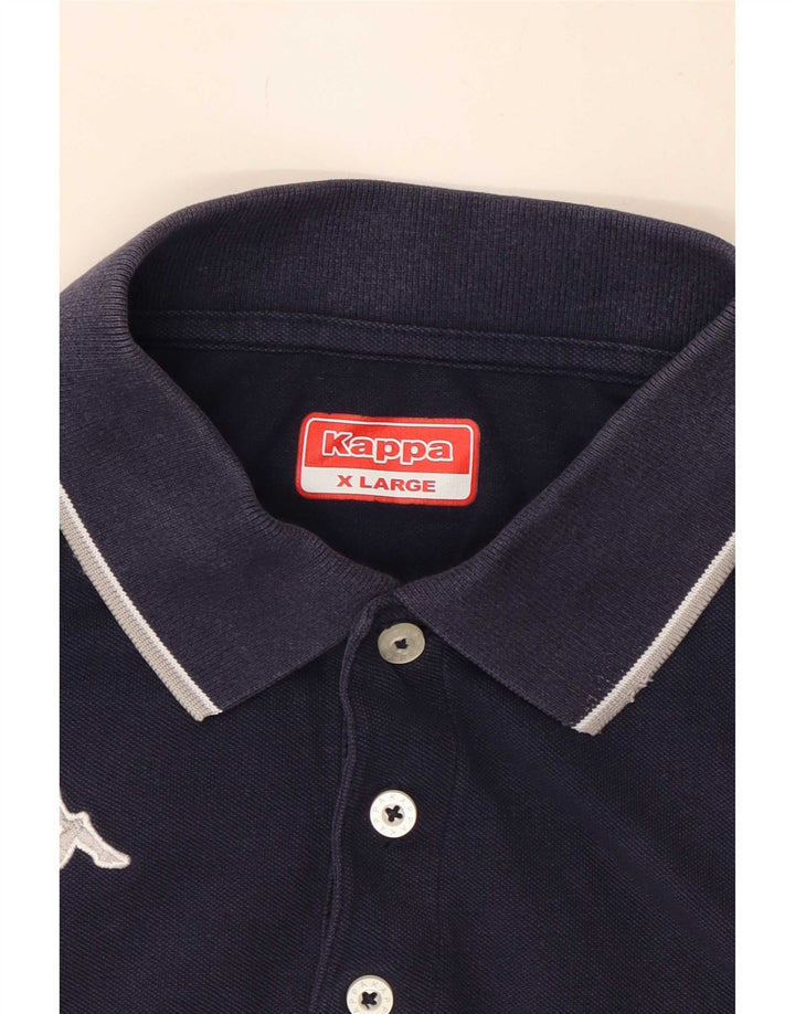 Camisa polo masculina Kappa XL azul marinho listrada