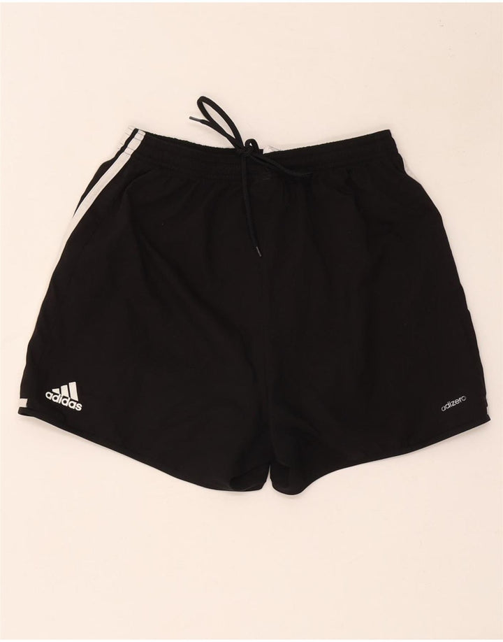 Adidas Womens Climalite Sport Shorts UK 8/10 Pequeno Poliéster Preto