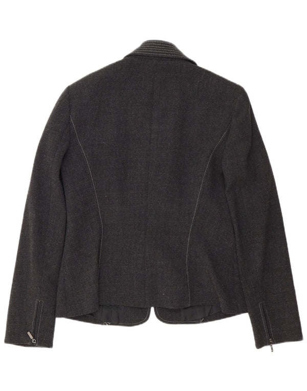 Luisa Spagnoli Blazer feminino IT 44 lã cinza médio