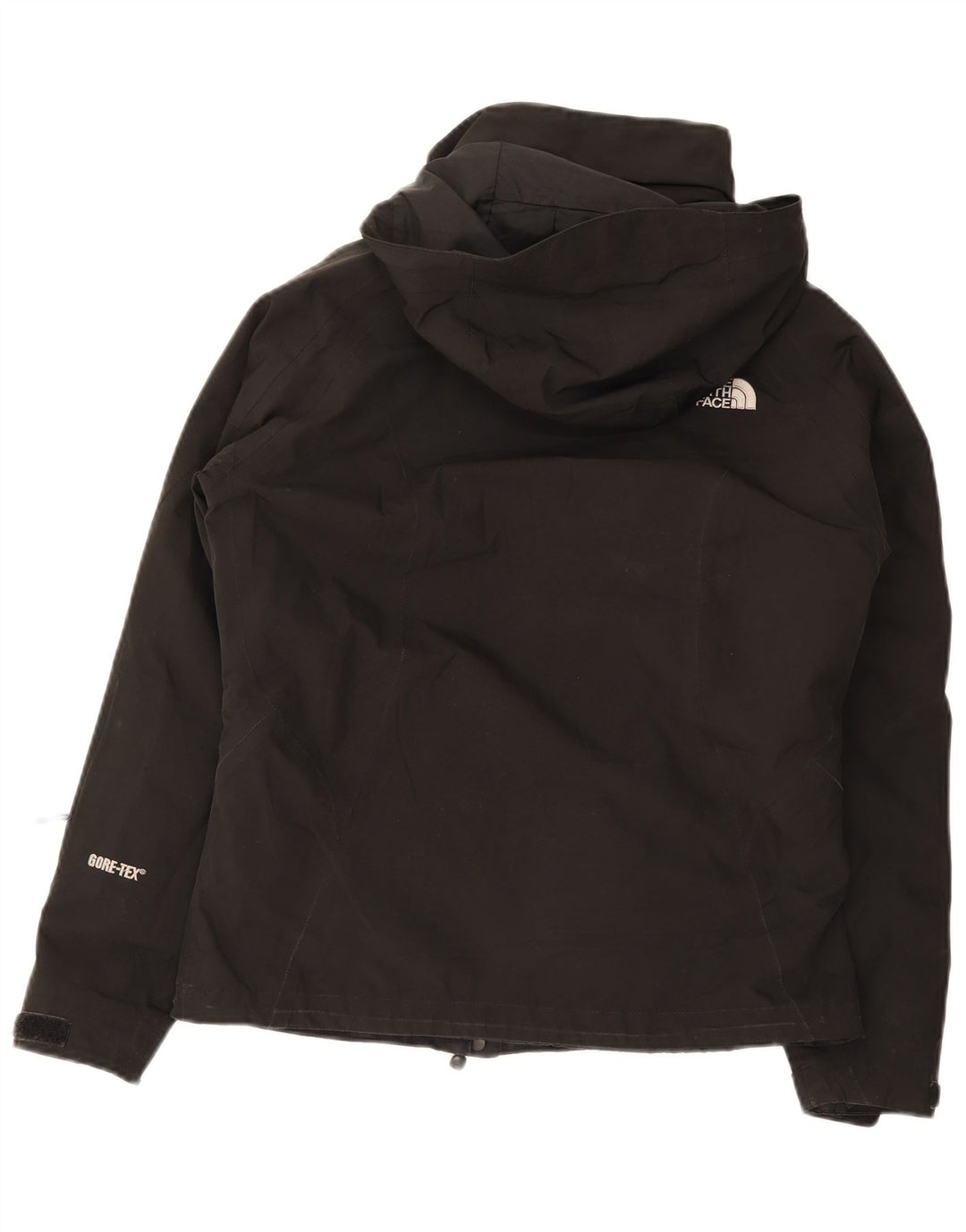 Jaqueta corta-vento feminina com capuz grande The North Face Reino Unido 10 pequena preta