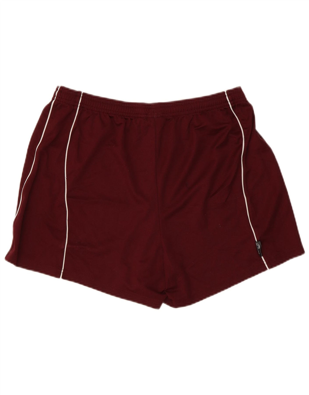 ADIDAS Womens Climalite Sport Shorts UK 14 Grande Borgonha Poliéster