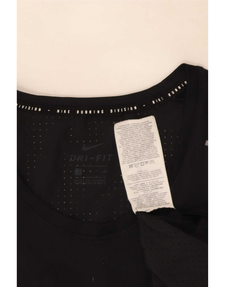 Colete gráfico Nike masculino Dri Fit Top pequeno poliéster preto