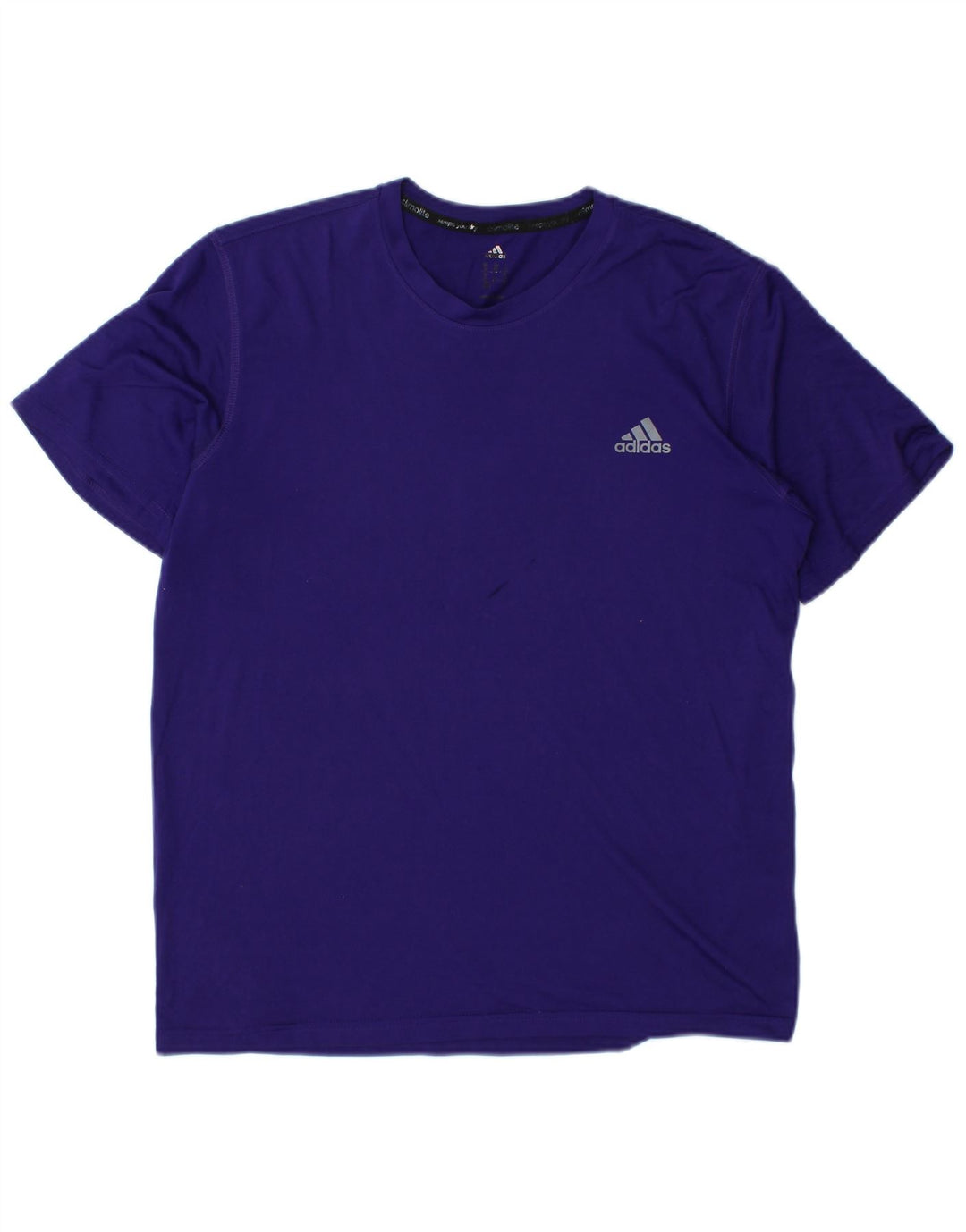 Camiseta Adidas Masculina Climalite Top Médio Roxo Poliéster