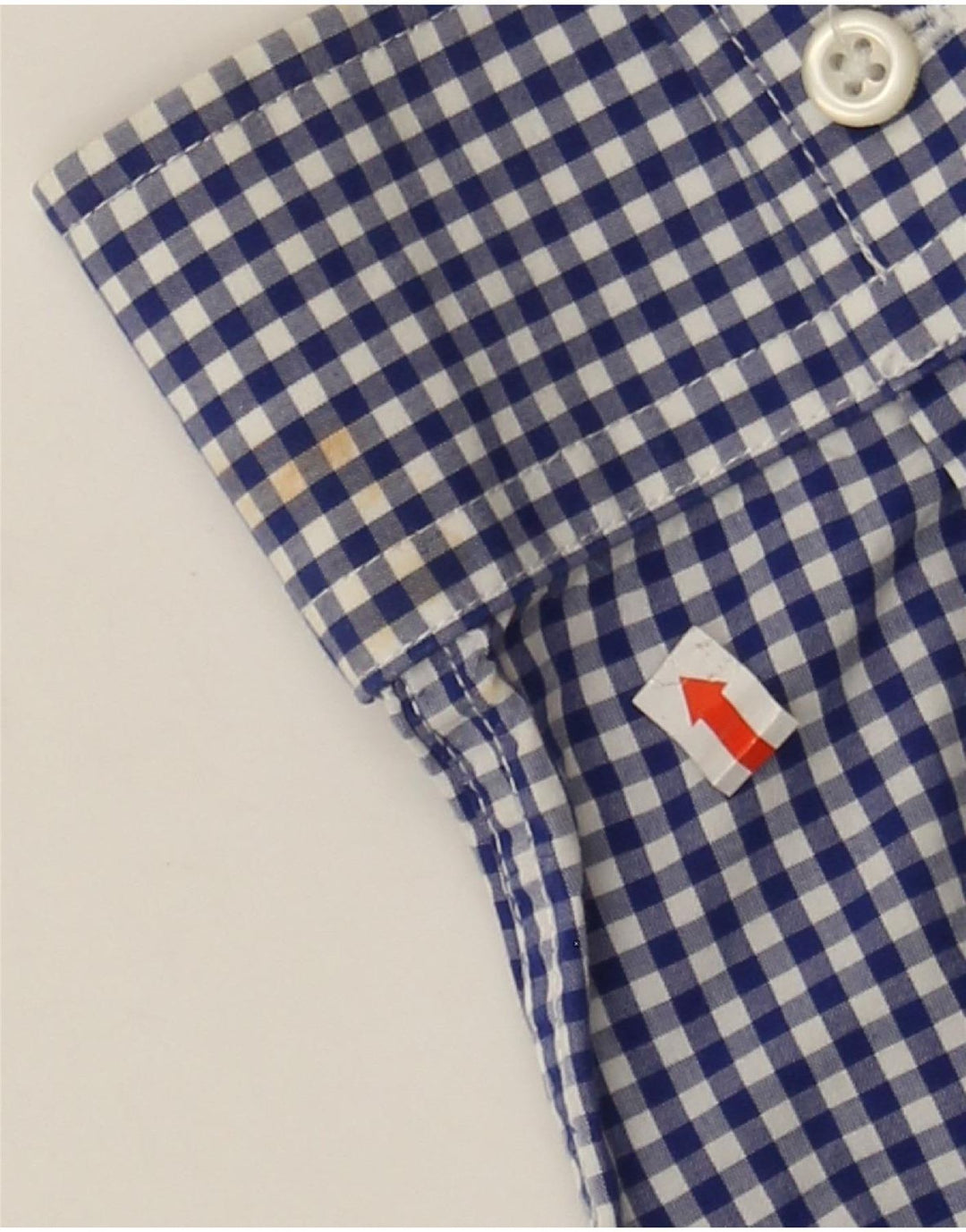 Camisa masculina HENRI LLOYD de ajuste regular pequeno algodão guingão azul