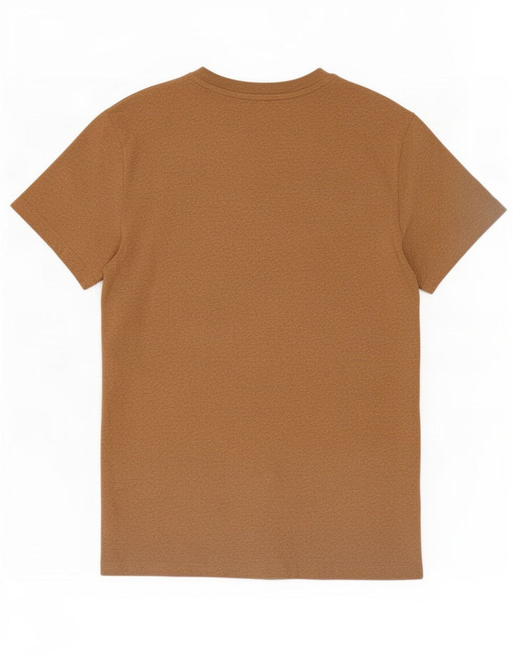 Camiseta masculina Superdry Top grande algodão bege