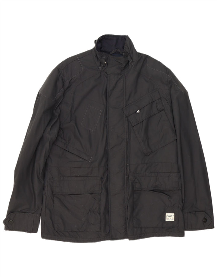 Jaqueta utilitária masculina G-Star UK 42 XL preto nylon