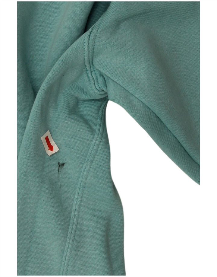 Nike Mens Moletom Jumper Pequeno Algodão Turquesa