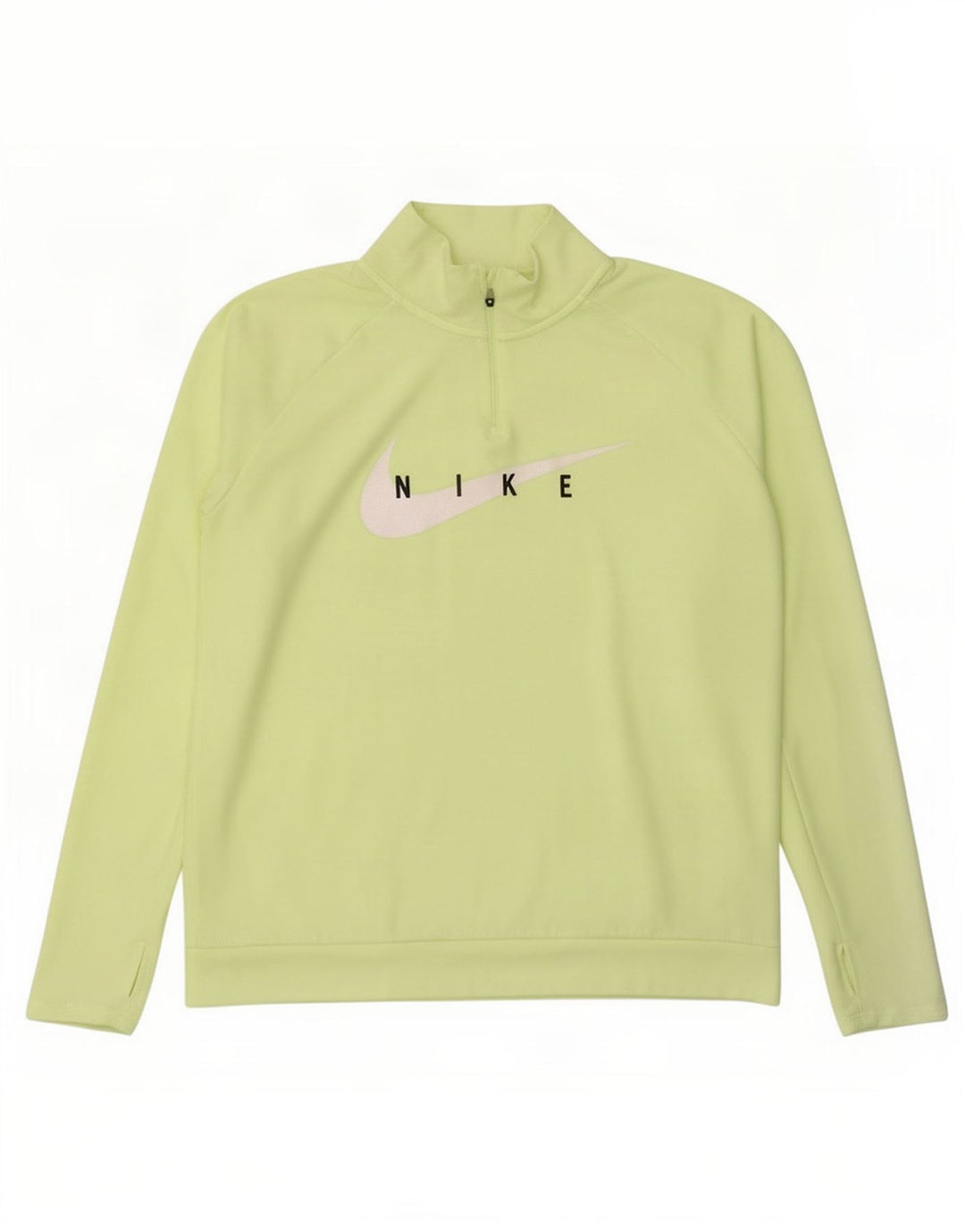 Nike Mens Top Manga Longa Grande Poliéster Verde