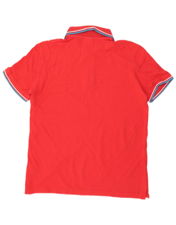 Camisa polo masculina Diadora médio algodão vermelho