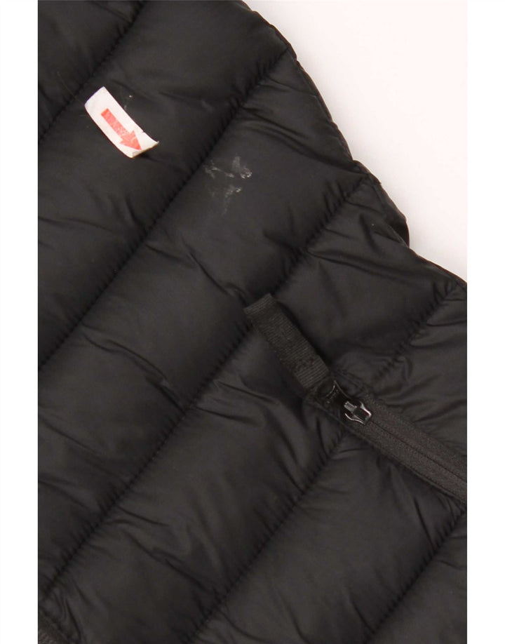 Jaqueta acolchoada com capuz para meninas Berghaus 9-10 anos poliéster preto