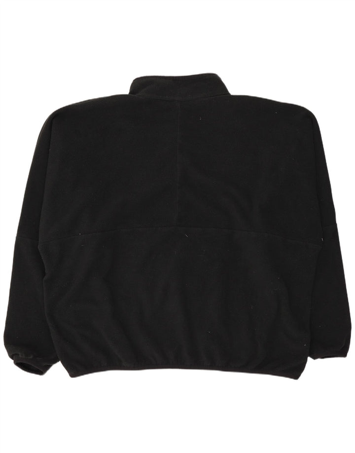 Jumper de lã masculino Nike com zíper e gola 2XL poliéster verde