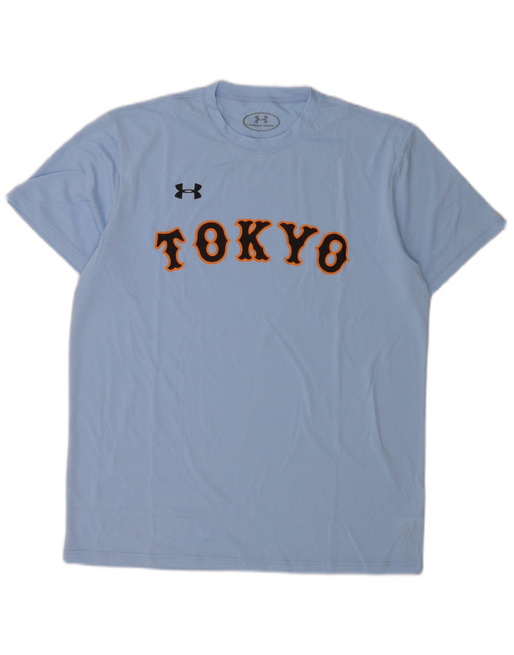 Camiseta gráfica masculina Under Armour grande azul