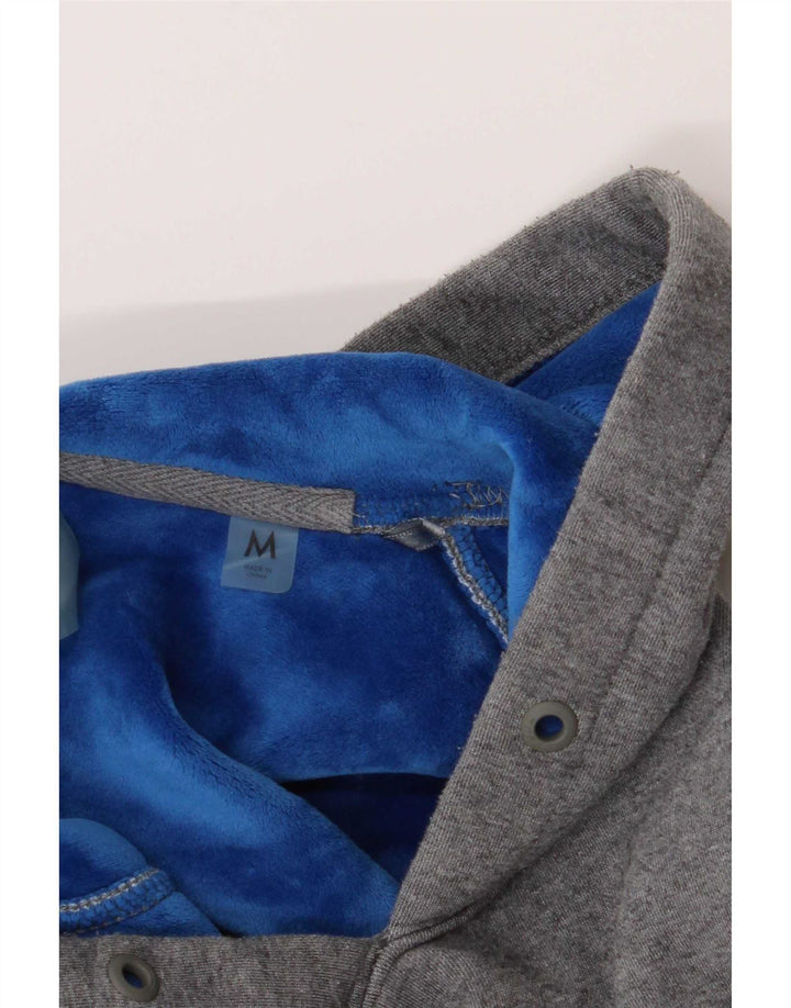 Guess moletom com capuz masculino cinza médio colorblock poliéster