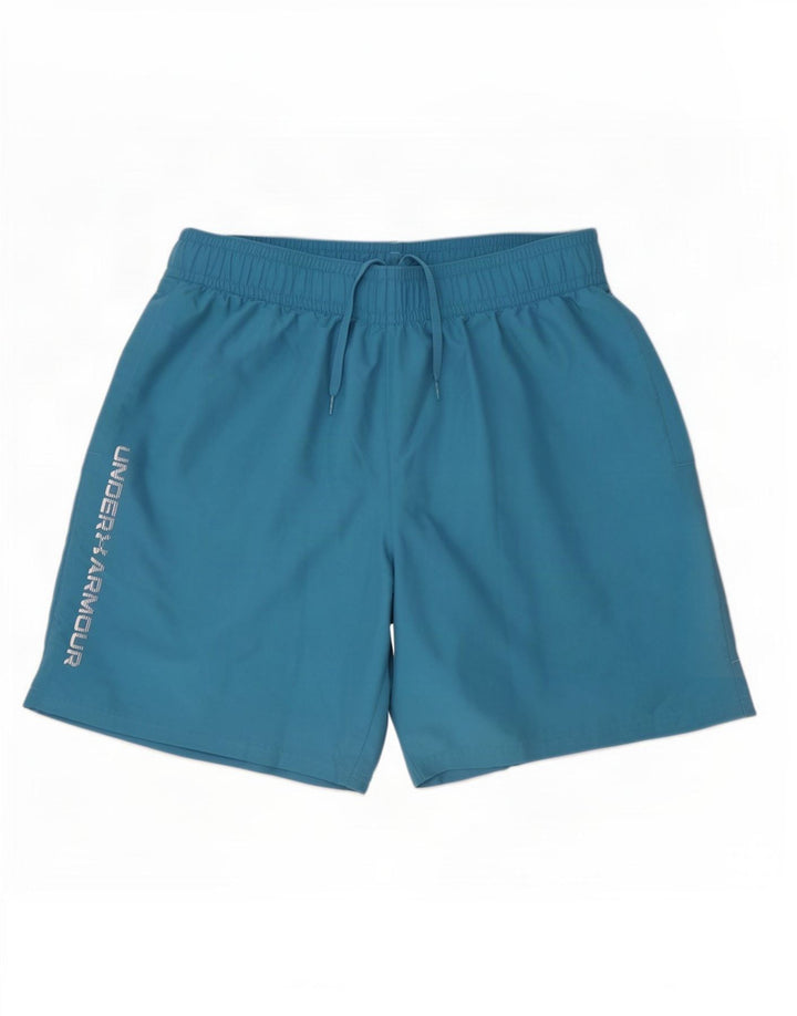 Under Armour Mens Graphic Sport Shorts Grande Poliéster Azul