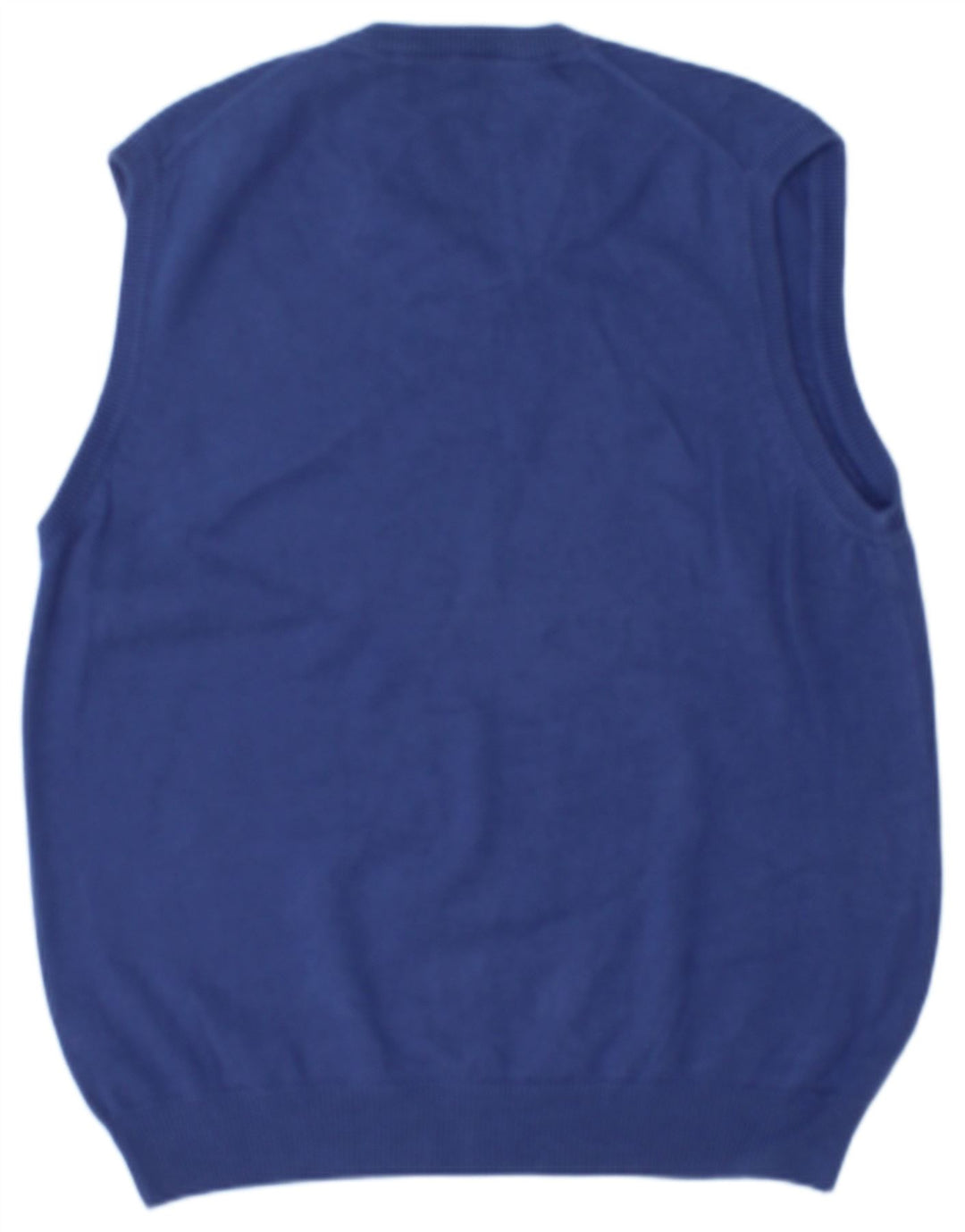 MARKS & SPENCER Camiseta regata masculina de ajuste regular grande algodão azul