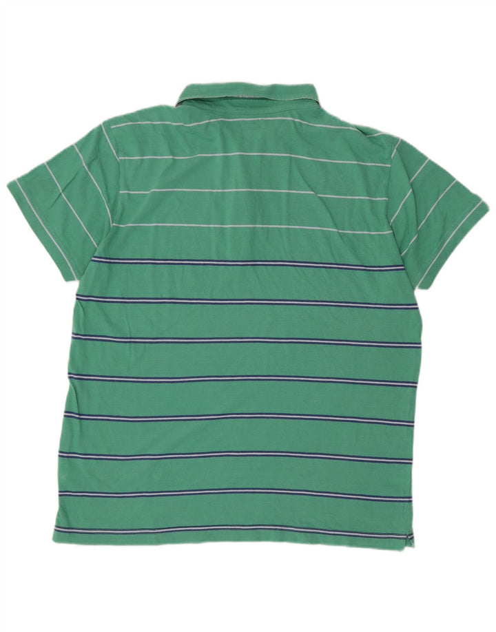 Camisa polo masculina MARLBORO CLASSICS 2XL algodão listrado verde