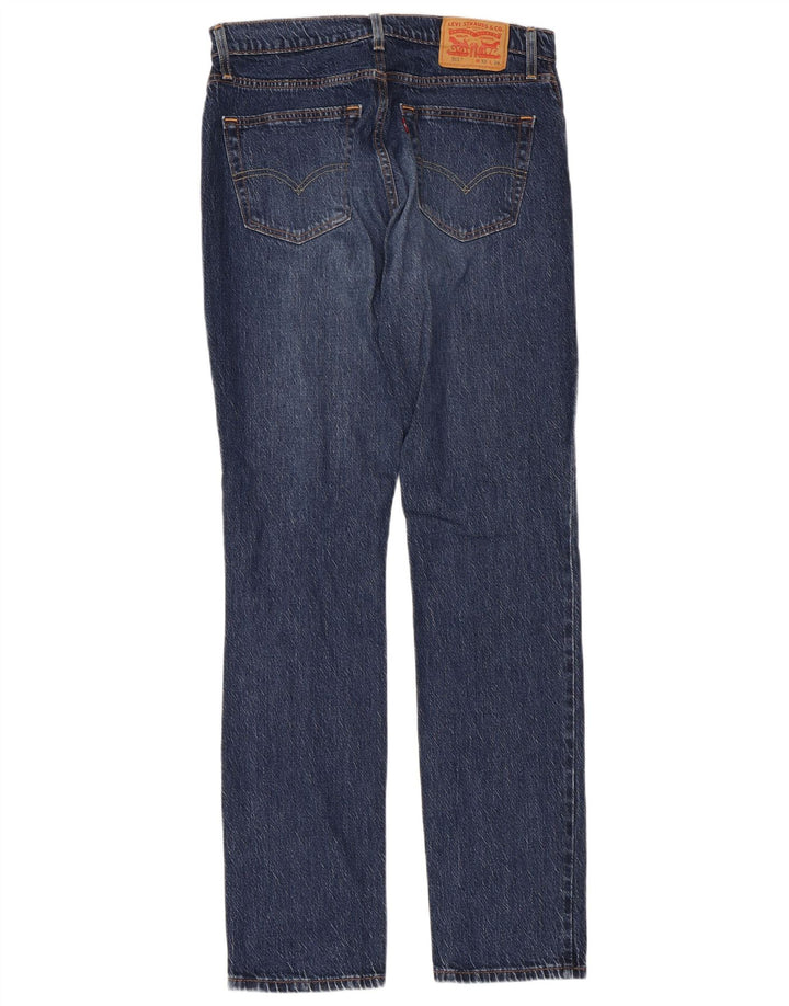 LEVI'S Masculino 511 Slim Jeans W32 L34 Azul Algodão