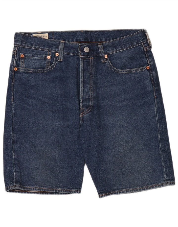 Shorts jeans masculino 501 da Levi's W32 azul médio algodão