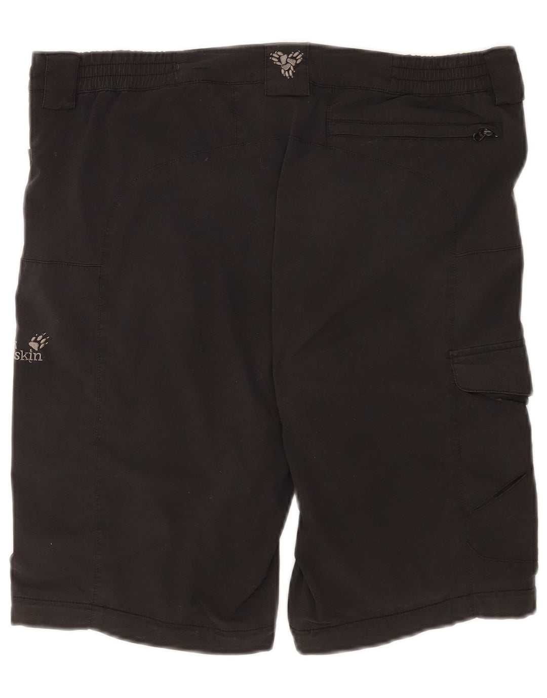 Shorts cargo feminino Jack Wolfskin Reino Unido 12/14 médio W34 preto