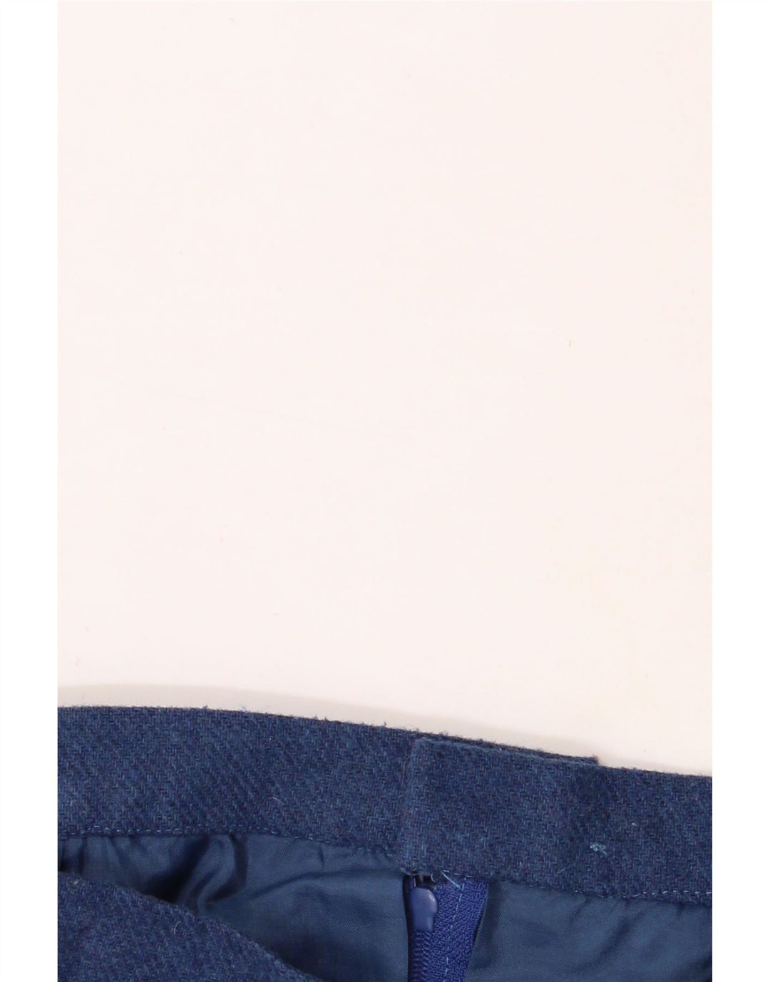 VINTAGE Womens A-Line Skirt  W32 Large Blue Vintage Vintage and Second-Hand Vintage from Messina Hembry 