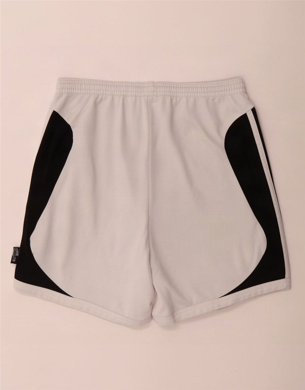 Adidas Masculino Climalite Sport Shorts Grande Branco Colorblock Poliéster