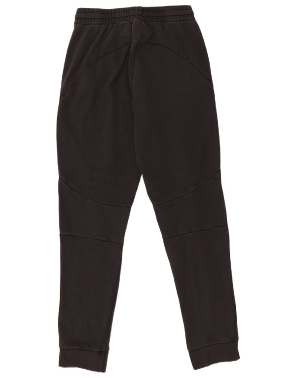 Adidas Mens Treino Calças Joggers Pequeno Algodão Preto