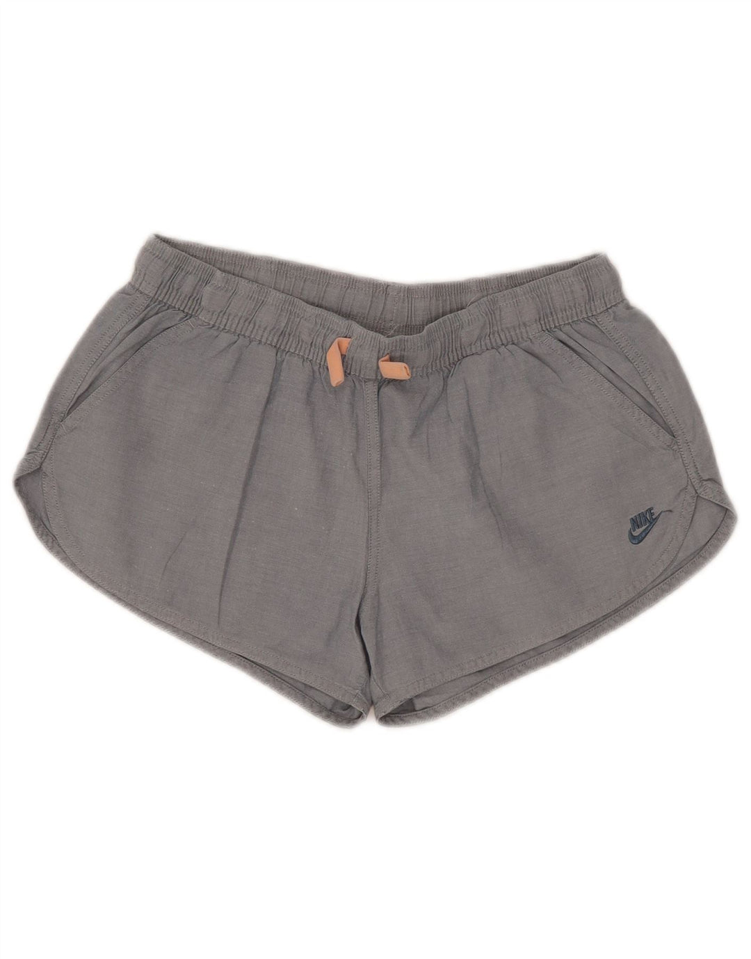 Shorts feminino Nike casual pequeno W27 cinza algodão