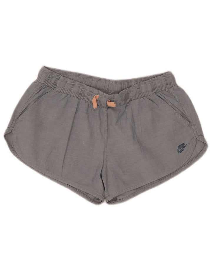 Shorts feminino Nike casual pequeno W27 cinza algodão
