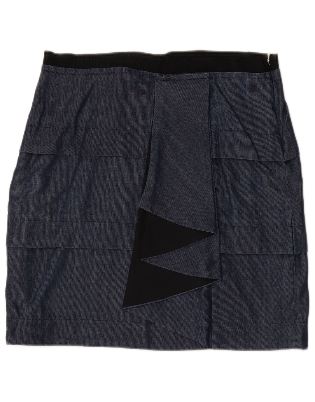 Max&Co. Saia Peplum Feminina Grande W32 Viscose Azul Marinho