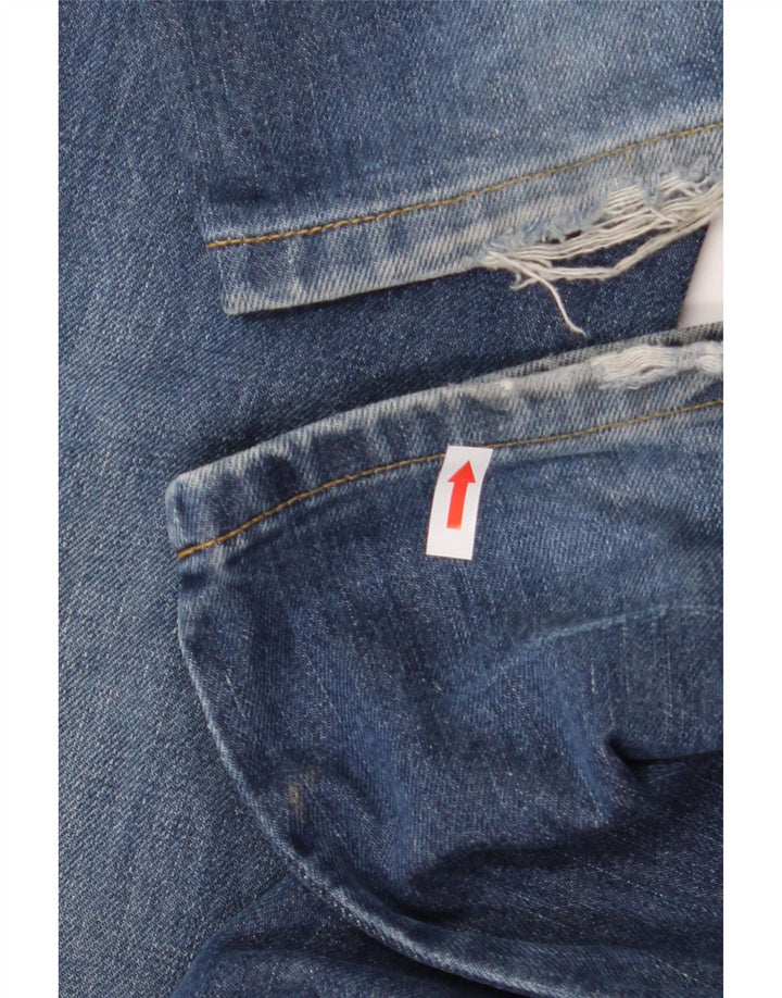 Lee Mens Seattle Loose Jeans W32 L34 Azul Algodão