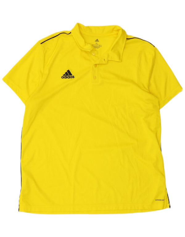Adidas Mens Aeroready Polo XL Amarelo