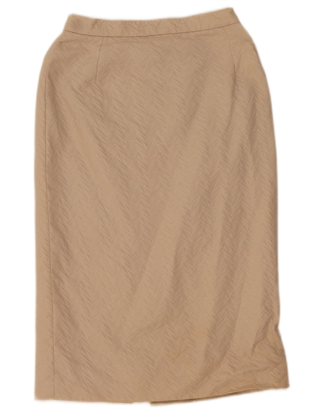 Saia reta feminina VINTAGE W27 pequena Chevron bege