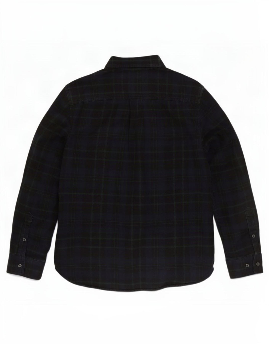 Camisa masculina de flanela The North Face, algodão xadrez médio azul marinho