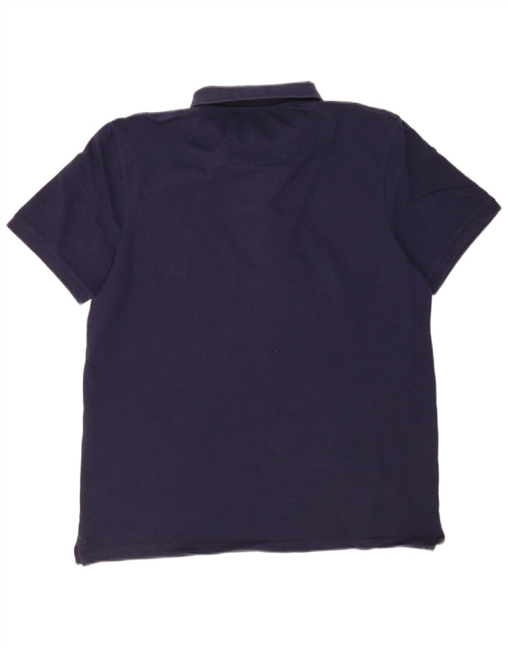 Camisa polo masculina Lyle & Scott XL azul marinho algodão