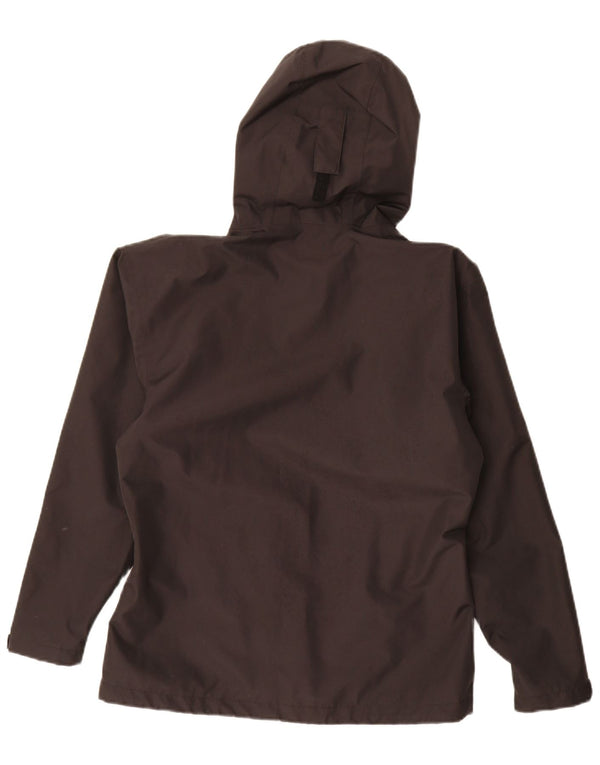Jaqueta de chuva feminina com capuz Helly Hansen UK 14 poliéster preto médio