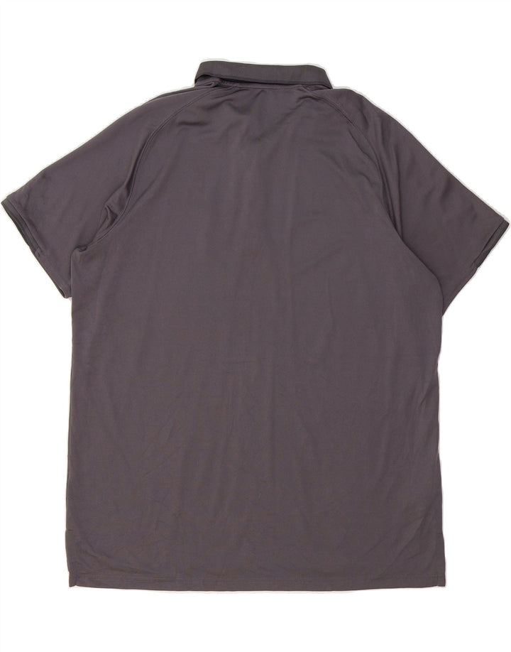 EDDIE BAUER Mens Polo Shirt XL Grey Polyester Vintage Eddie Bauer and Second-Hand Eddie Bauer from Messina Hembry 