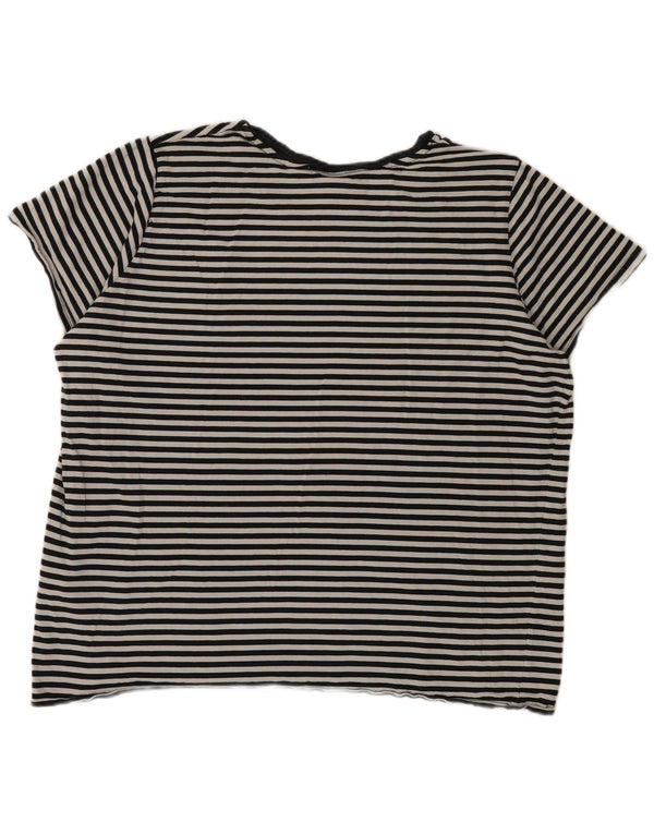 Camiseta masculina Levi's Top 2XL algodão listrado azul marinho