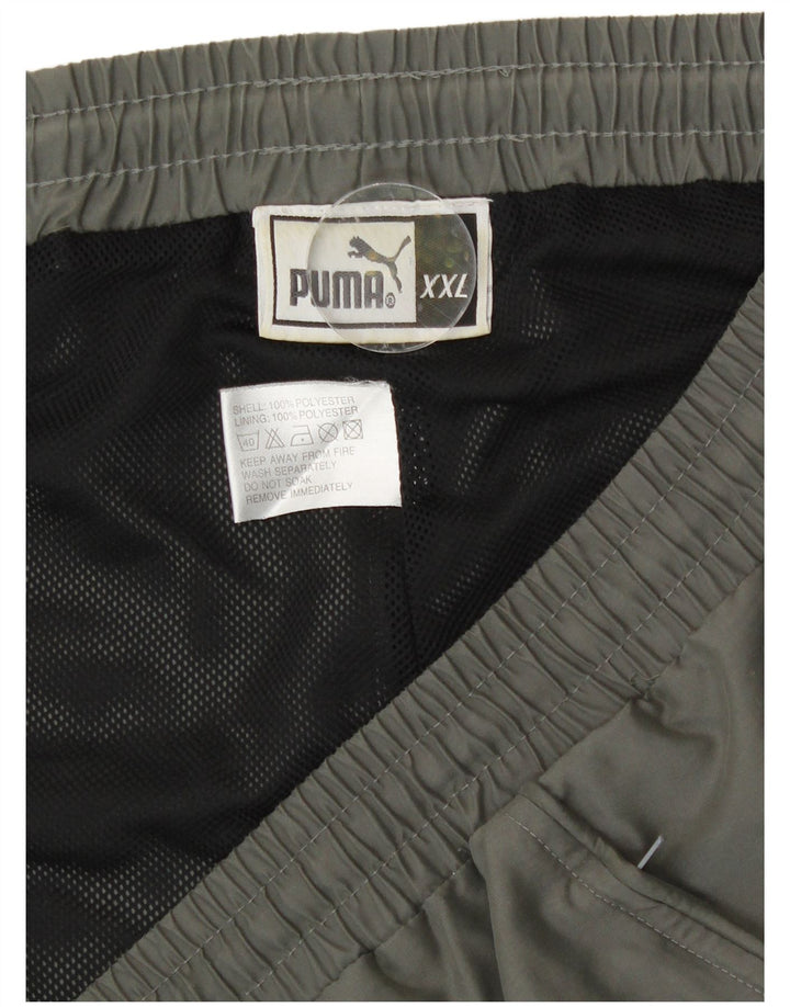 Calça de treino masculina Puma Joggers 2XL poliéster cáqui