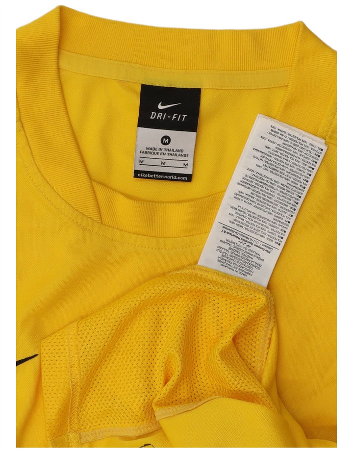 Camiseta Nike Masculina Dri Fit Top Amarelo Médio