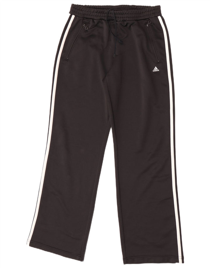Calça de treino feminina Adidas UK 12 poliéster preto médio