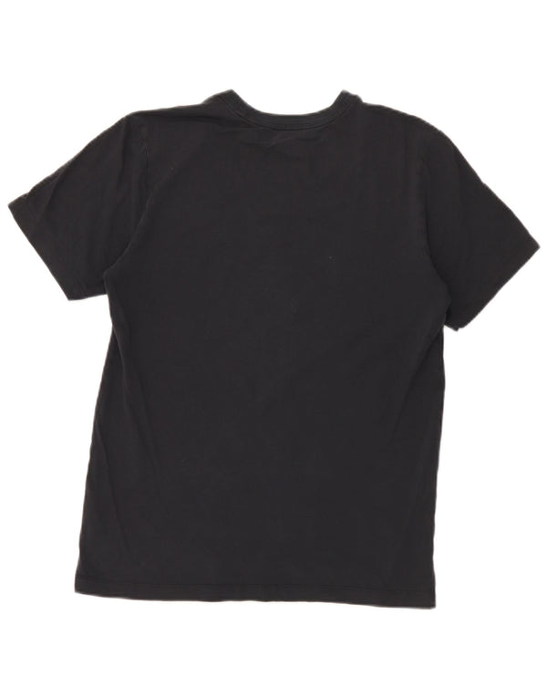 Jordan Camiseta masculina gráfica top pequeno algodão preto