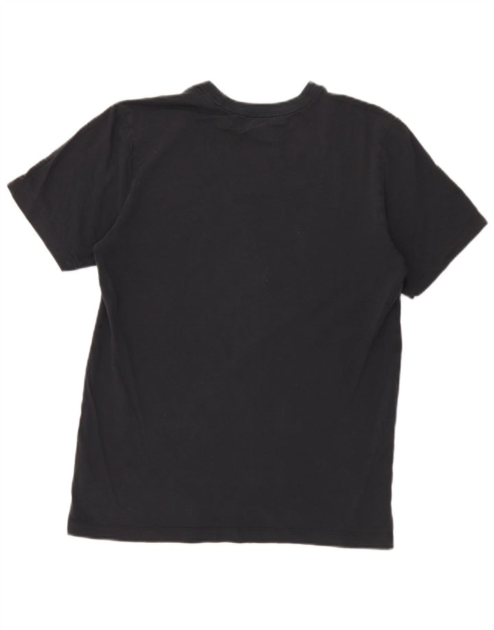 Jordan Camiseta masculina gráfica top pequeno algodão preto