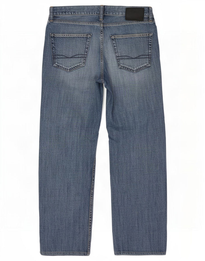 Hugo Boss Jeans reto masculino W34 L29 algodão azul