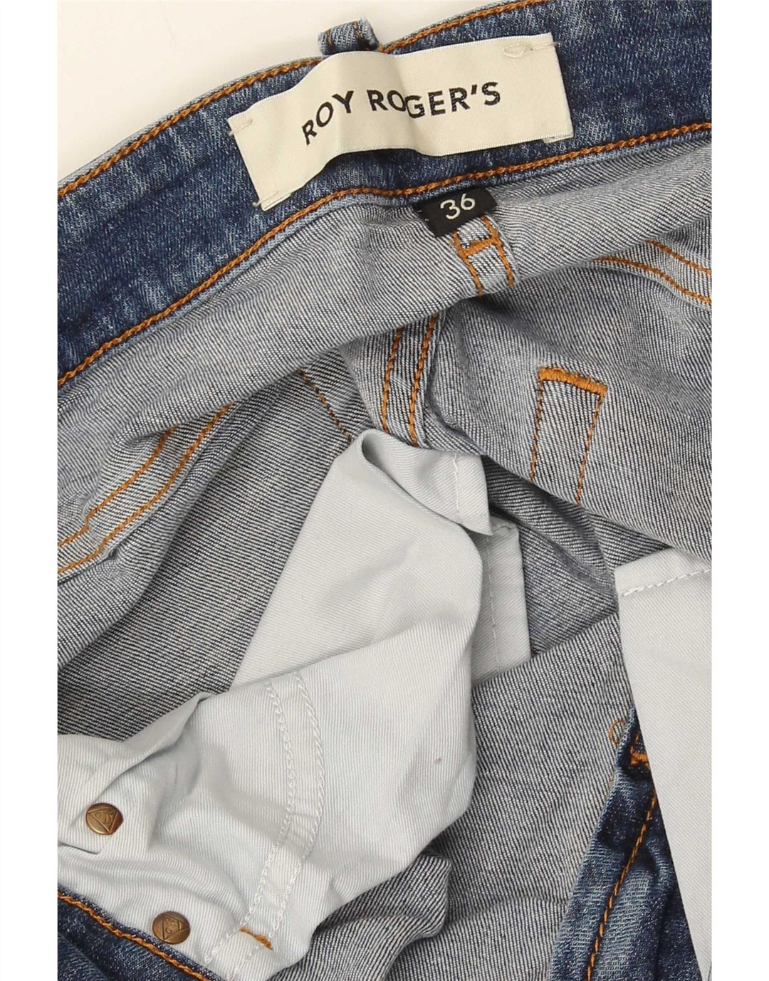 Calça jeans masculina Roy Rogers W36 L30 azul